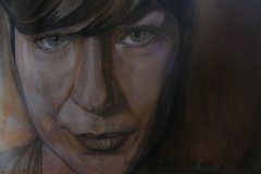 Elena-acrilico-e-matita-su-cartoncino-50x50