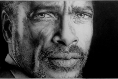 Gary Dourdan-matita-su-carta-30x40